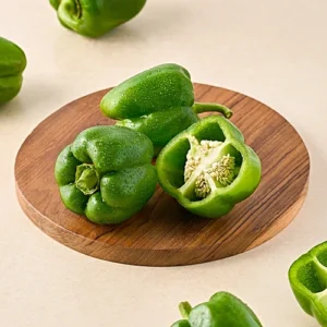 fresho! Capsicum - Green (Loose), 1 kg